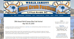 Desktop Screenshot of bluecrabfestival.org